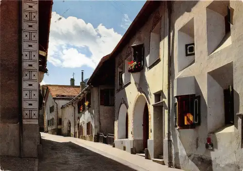 B31765 Dorfstrasse in Pontreina Schweiz