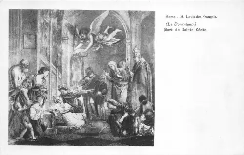 BF34258 mort de sainte roma s louis des francais gemälde italien front/back scan