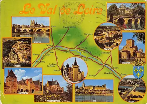 BC60167 Karten Cartes geographiques Le Val de Loire