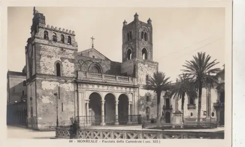 BF32690 monreale facciata della cattedrale italy front/back image