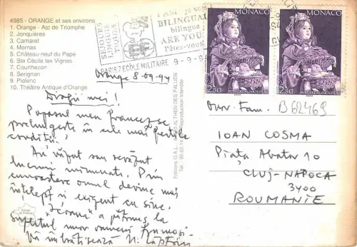 B62469 Orange Multi Vues Frankreich