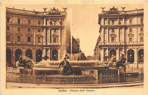 Br34147 Roma Piazza dell Esedra Italien