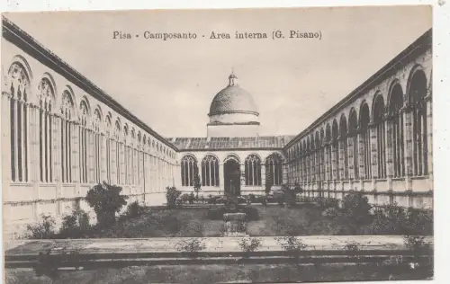 BF32389 camposanto area interna pisa italy front/back image