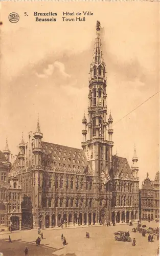 B38830 a Bruxelles Rathaus Belgien