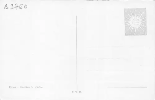 B3760 Italien Roma Basilika S Pietro Front/Back Scan