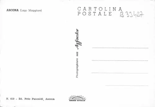 B33427 Ascona Lago Maggiore Schweiz