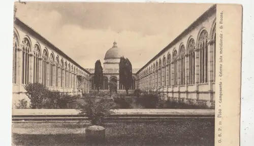 BF32390 camposanto area interna pisa italy front/back image