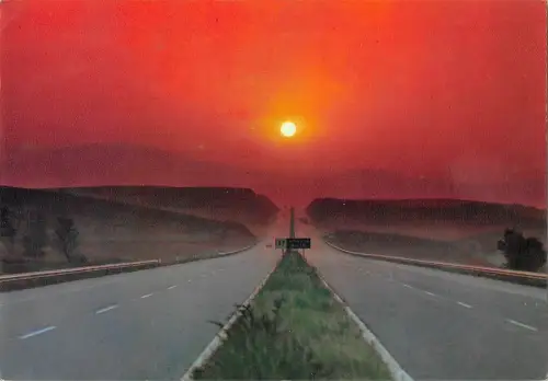BT080 Austostrada del sole tratto roma napoli Italien