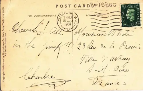 BF19300 Sidoup Place United Kingdom Front/Back Image