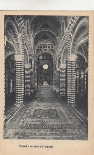 BF32711 siena interno del duomo italy front/back image