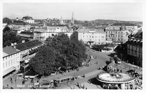 Lot188 graz jakominiplatz Steiermark Österreich Straßenbahn Echtfoto
