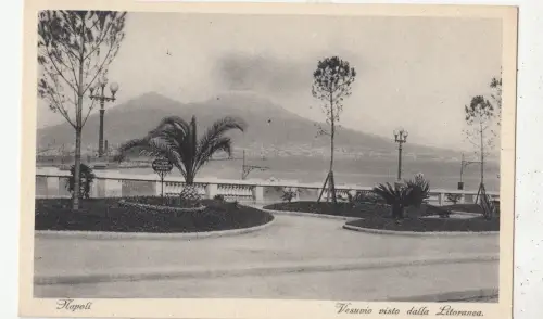 BF32551 napoli vesuvio visto dalla litoranca italy front/back image