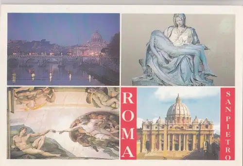 BF23596 roma san pietro italy front/back image