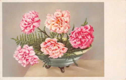 B2203 Fleurs Blumen Illustration von Amag Front/Back Scan