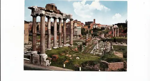 BF12589 roma foro romano italy front/back image