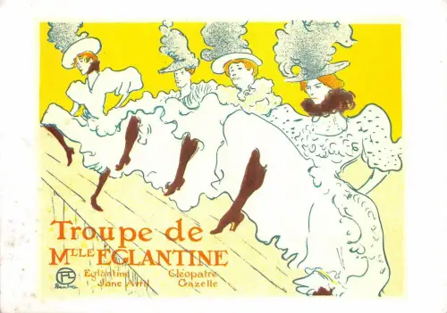 B19340 Troupe de Mille Eglantine Tanz Kabarett Musik