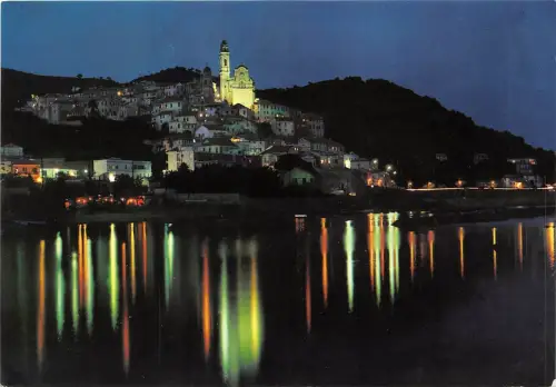 B33419 Riviera dei Fiori Cervo Ligure Notturno italy