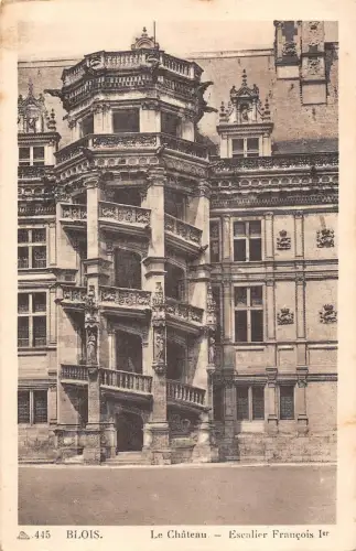 BF5320 le chateau blois escaleir francois I france Frankreich