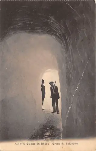 B20214 Glacier du Rhone Grotte du Belvedere Schweiz