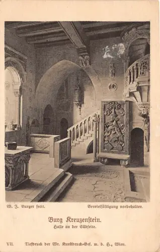 B16144 Burg kreuzenftein Salle an der Südfeite Österreich