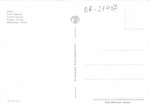 BR21407 Foro Romano Roma Italien