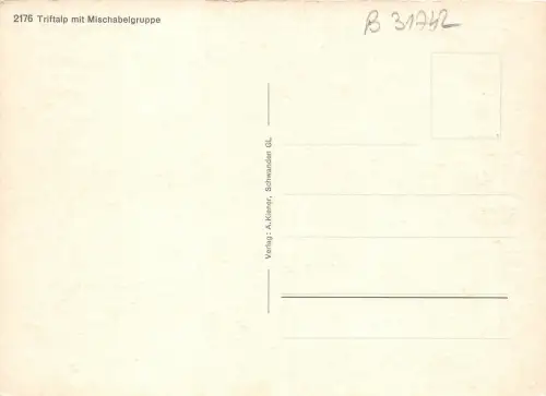 B31742 Triftalp mit Mischabelgruppe Schweiz