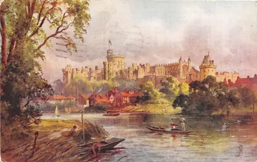 BF34533 Windsor Castle UK Front/Back Scan