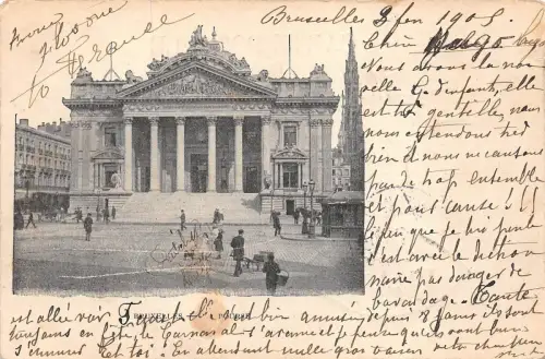 B4453 Belgique Bruxelles Bourse Front/Back Scan