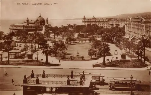 B38821 Nice Jardins Albert france