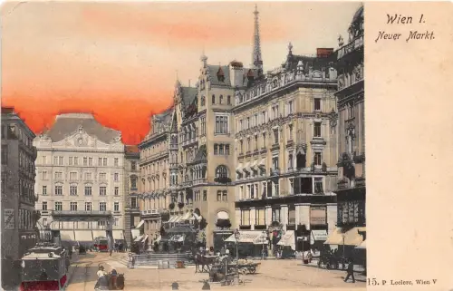 BC62311 Austria Wien Neuer Markt Straßenbahn Austria