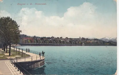 B80083 bregenz a B promenade österreich Vorder-/Rückbild