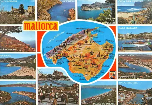 BC60126 Karten Cartes geographiques Mallorca