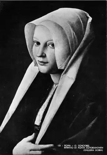 B58359 Roma G Schoorel Ritrato di Agata Schoenhoven Galleria Doria italy