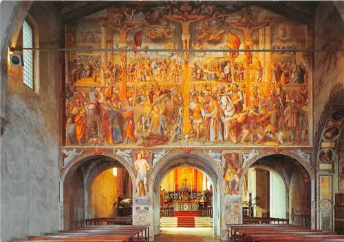 B31681 Cheisa degli Angeli Lugano Crocifissione Luini Schweiz