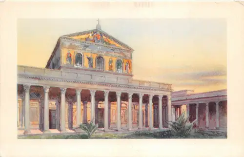 B3762 Italien Roma Basilica di S Paolo Front/Back Scan