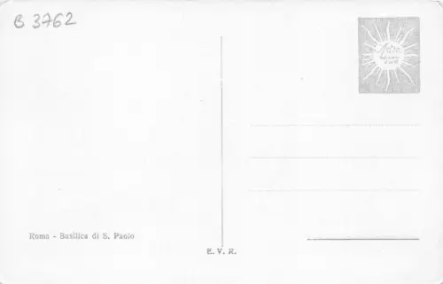 B3762 Italien Roma Basilica di S Paolo Front/Back Scan