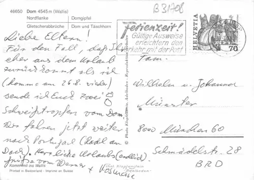 B31708 Dom 4545m Wallis Multi Vues Schweiz