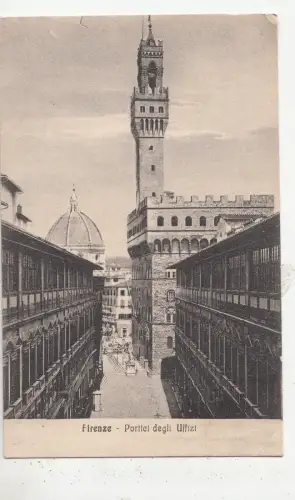 BF32593 firenze portici degli uffiazi italy front/back image