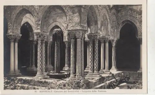 BF32400 monreale chiostro dei benedettini italy front/back image