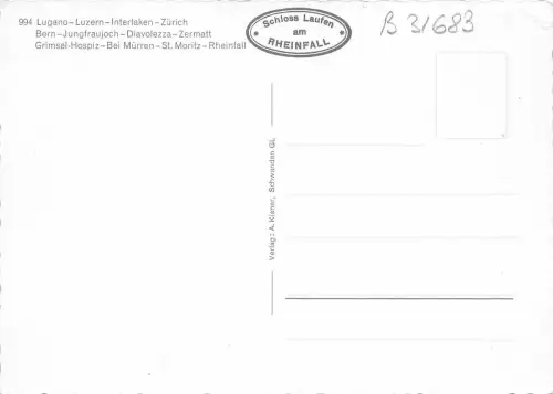B31683 Schweiz Multi Vues Schweiz