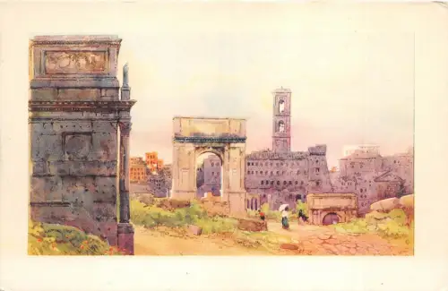 B3768 Italien Roma Foro Romano Front/Back Scan