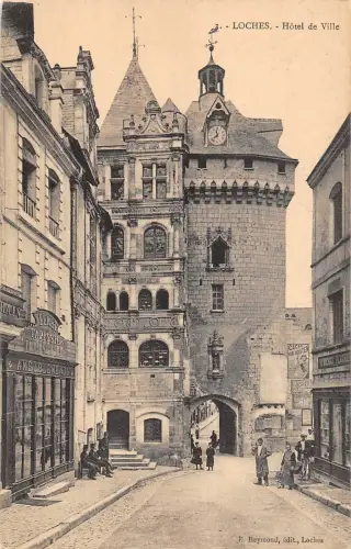 BF5052 loches hotel de ville france Frankreich