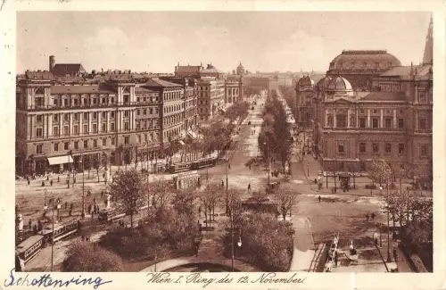 BR71687 Ring des 12 November Straßenbahn Tram Wien Österreich