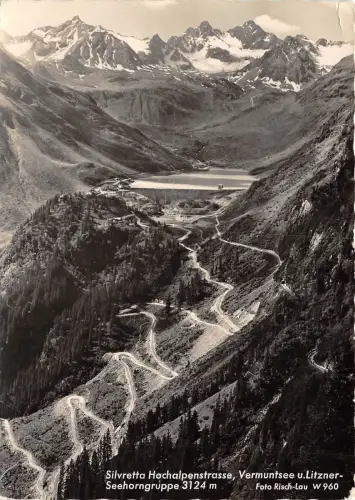 BR19996 Silvretta hochalpenstrasse vertmunstsee österreich