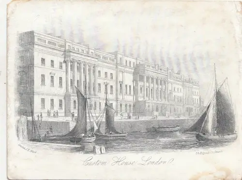 BF12363 Custom House London United Kingdom Front/Back Bild