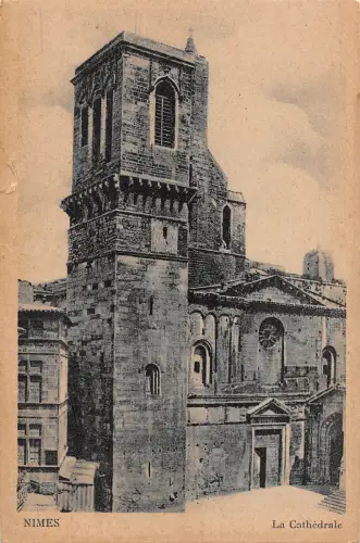 BF5431 la catehrale nimes france Frankreich