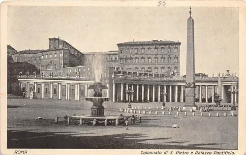 B39607 Roma Colonnato di S Pietro italy