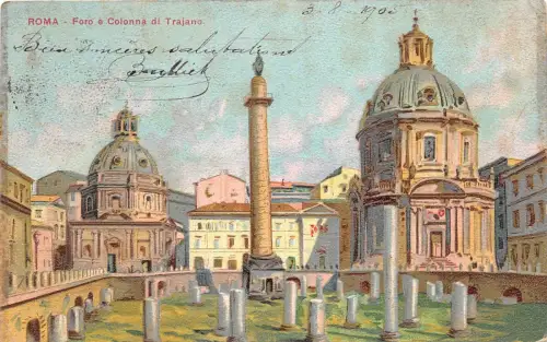 BR32716 Roma Foro e Colonna di Trajano italien