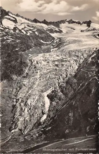 B5739 Rhonegletscher mit Furkastraße