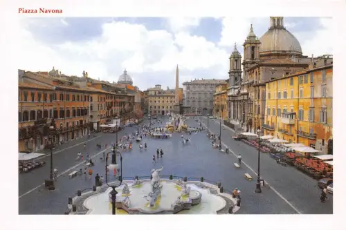 B84595 piazza navona roma italy